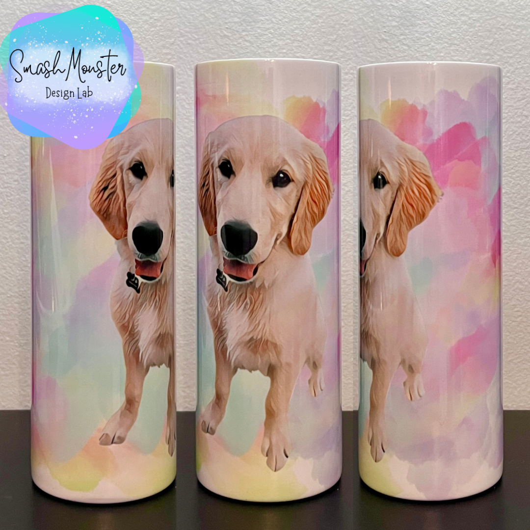 Custom Watercolor Tumbler