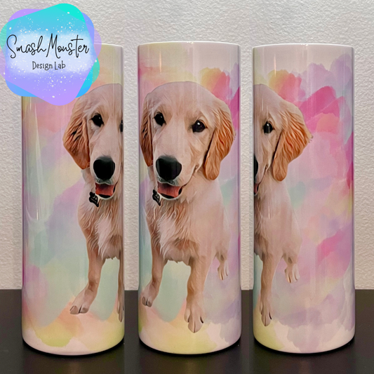 Custom Watercolor Tumbler