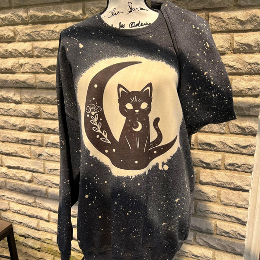 Witchy Cat Moon Sweatshirt